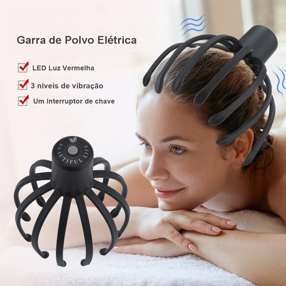 Massageador Elétrico para Couro Cabeludo