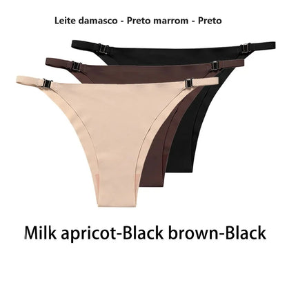 Kit de Calcinha em Seda sem Costura