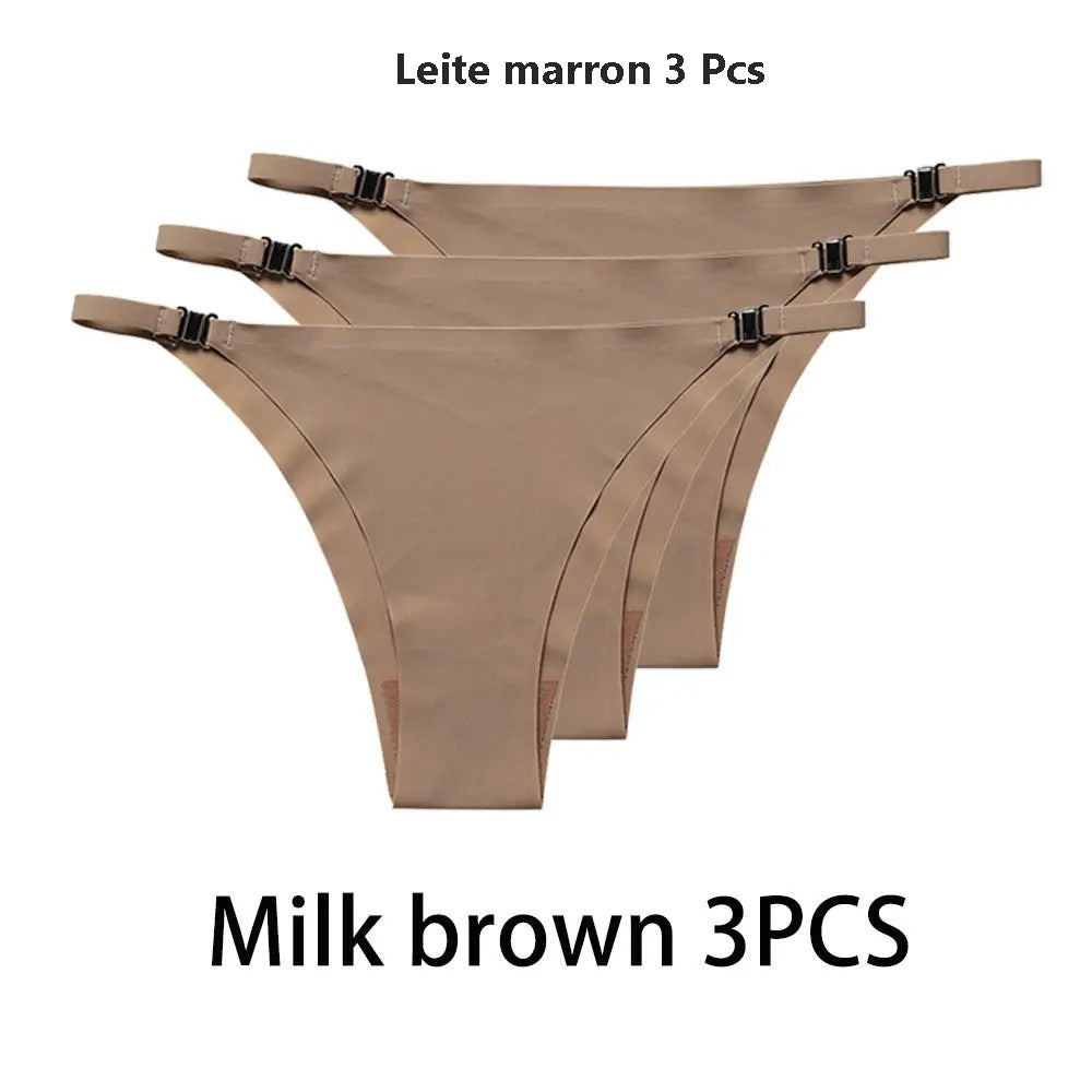 Kit de Calcinha em Seda sem Costura