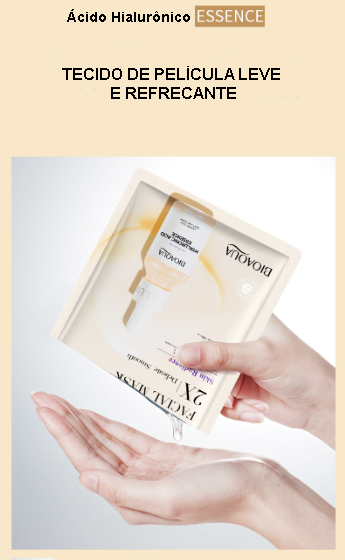 Máscara Facial com Colágeno e Ácido Hialurônico. - Lindas & Cia Shop