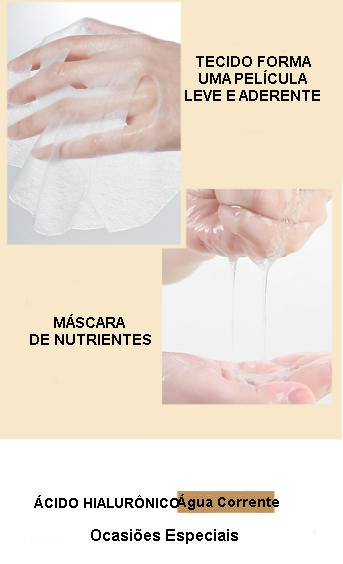 Máscara Facial com Colágeno e Ácido Hialurônico. - Lindas & Cia Shop