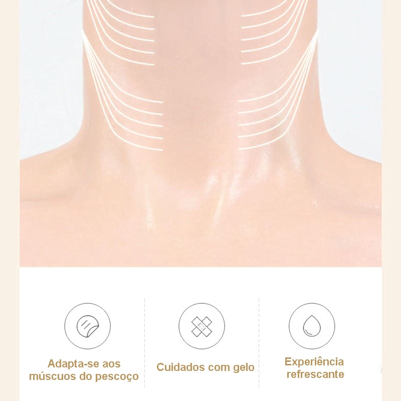 Máscara Ouro para o Pescoço