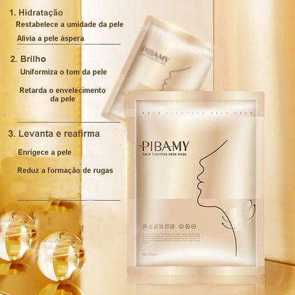 Máscara Ouro para o Pescoço