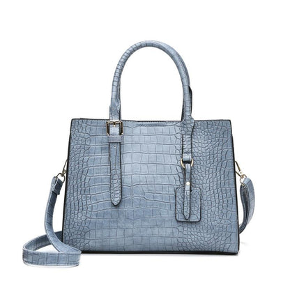 Bolsa de Couro com Estampa de Cobra. - Lindas & Cia Shop
