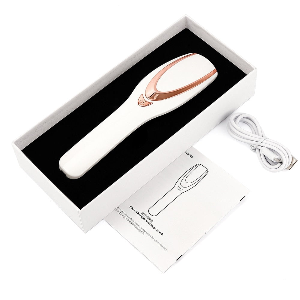 Escova á Laser para Massagem Capilar Elétrica. - Lindas & Cia Shop