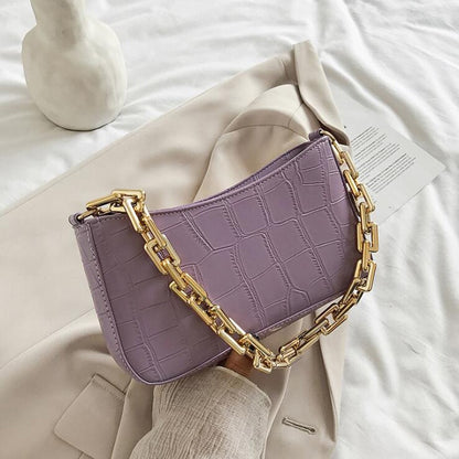 Bolsa Luxo de Ombro com Corrente Versátil e Elegante - Lindas & Cia Shop