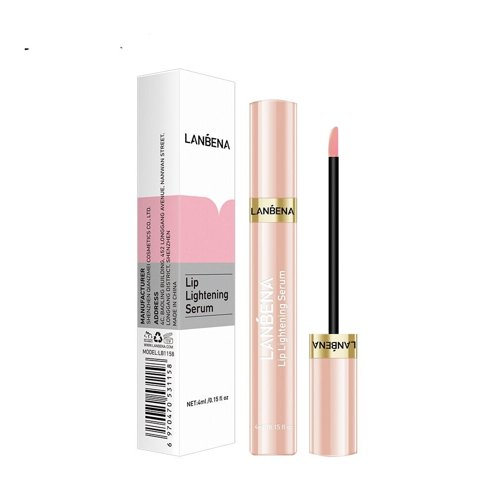 LANBENA Lip Lightening Serum Lipstick Cherry Moisturizing Lip Liquid Remove Melanin Pink Lips Plumper Long Lasting Makeup - Lindas & Cia Shop