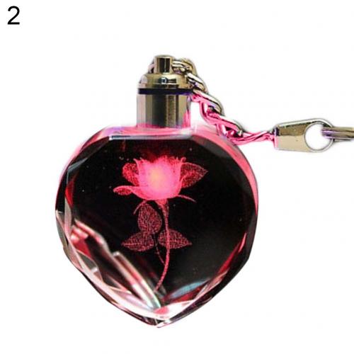 Chaveiro Led com Formato de Rosa. - Lindas & Cia Shop