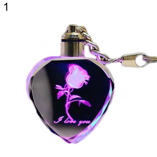 Chaveiro Led com Formato de Rosa. - Lindas & Cia Shop