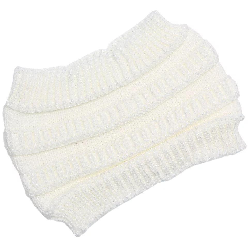 Gorro de Inverno Lã, com Abertura para  Rabo de Cavalo. - Lindas & Cia Shop