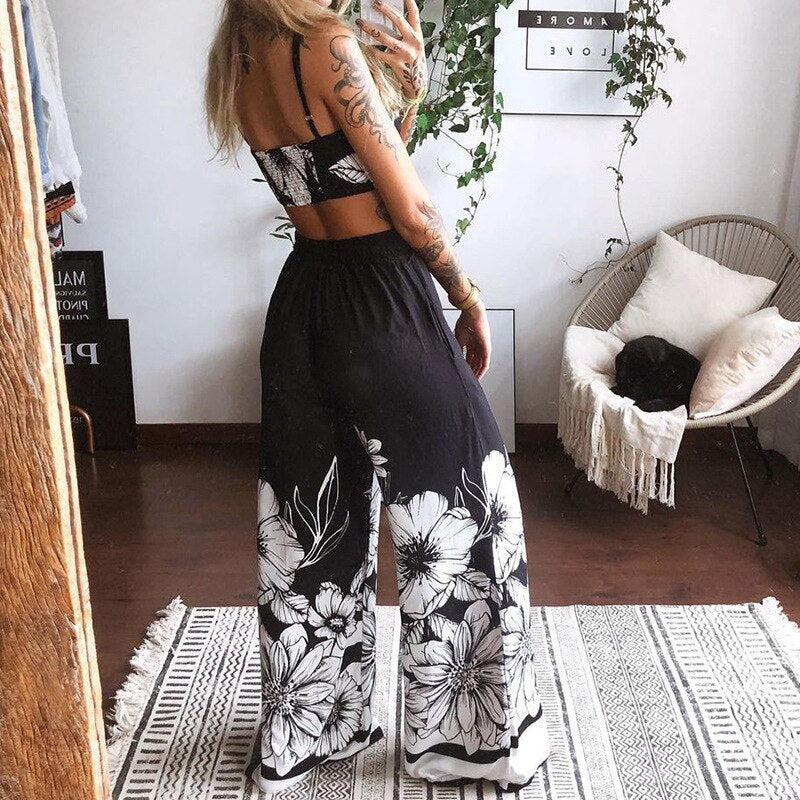 Conjunto Estampado com Calça e Top. - Lindas & Cia Shop