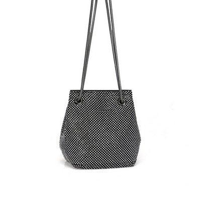 Bolsa Clutch de Luxo com Diamantes e Corrente. - Lindas & Cia Shop