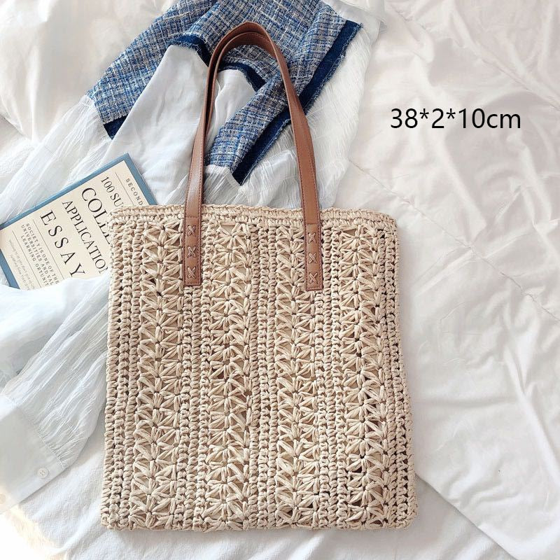 Bolsa de Palha Redonda Feita à Mão. - Lindas & Cia Shop