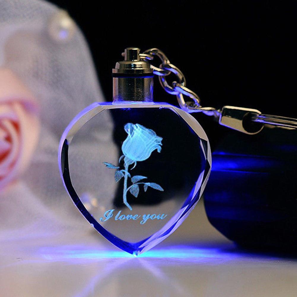 Chaveiro Led com Formato de Rosa. - Lindas & Cia Shop