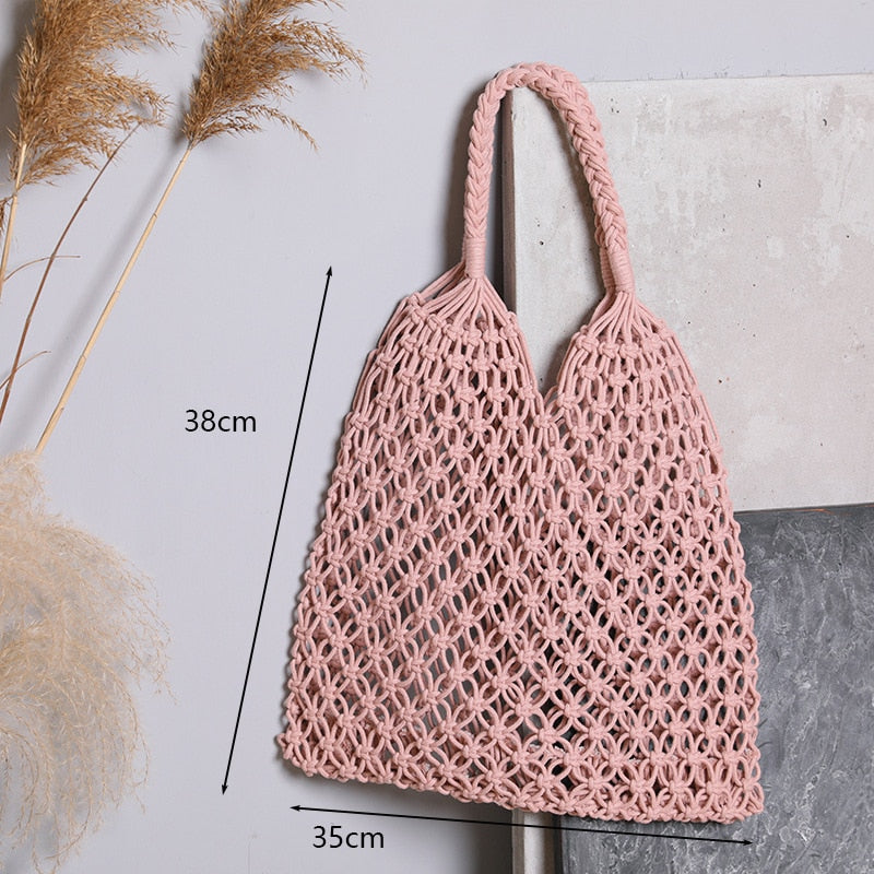 Bolsa de Palha Redonda Feita à Mão. - Lindas & Cia Shop