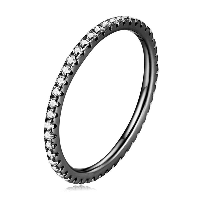 Aliança em Prata  com Banho de Platina - Lindas & Cia Shop