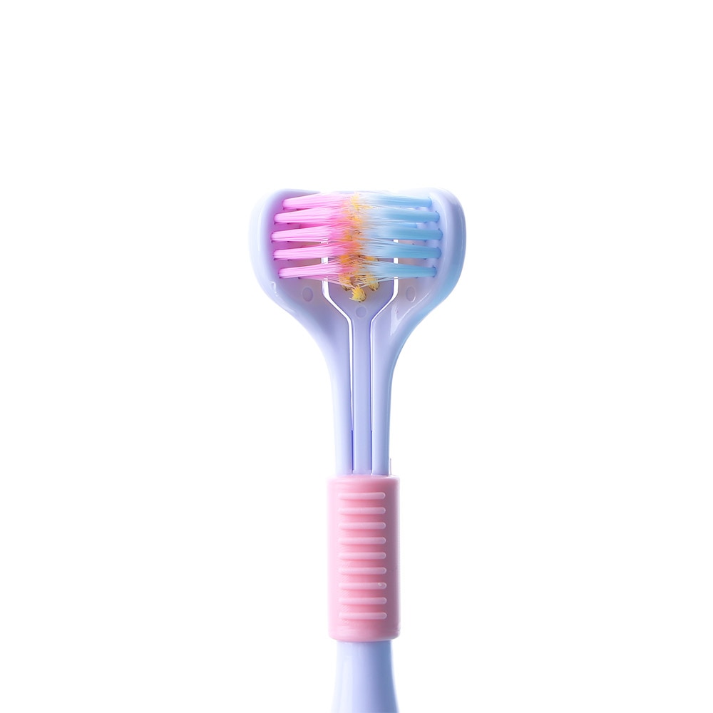 Escova de dentes com três lados, cerdas macias ultrafinas. - Lindas & Cia Shop