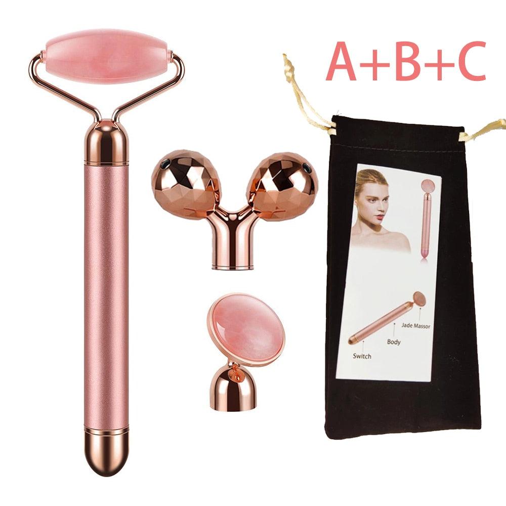 Novo Rolo de Quartzo Rosa Elétrico. - Lindas & Cia Shop