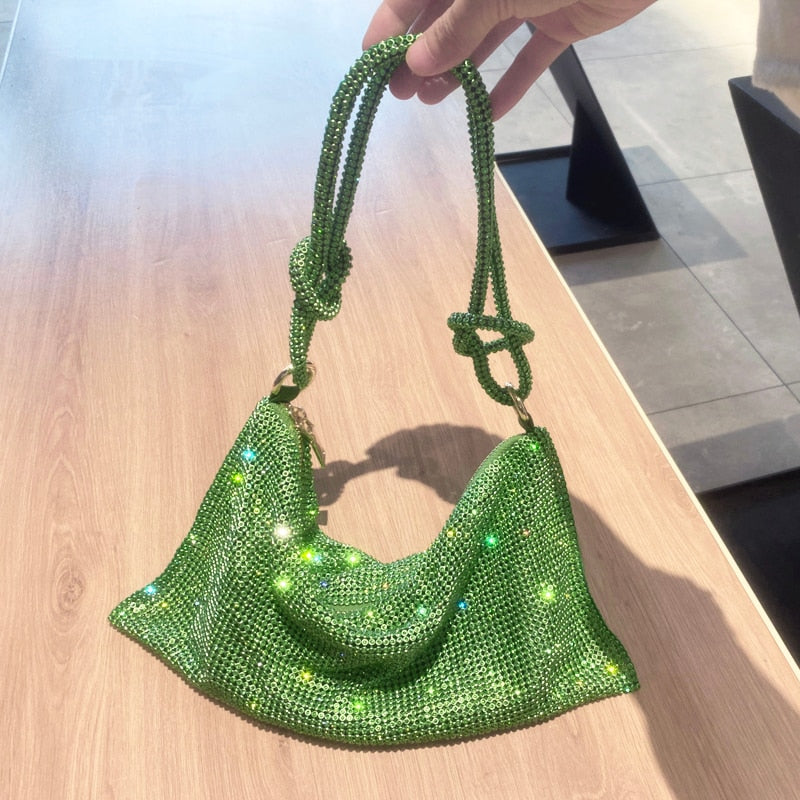 Bolsa Clutch de Strass de Cristal - Lindas & Cia Shop