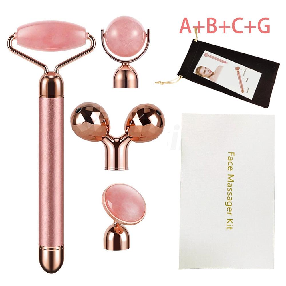 Novo Rolo de Quartzo Rosa Elétrico. - Lindas & Cia Shop