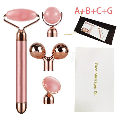 Novo Rolo de Quartzo Rosa Elétrico. - Lindas & Cia Shop