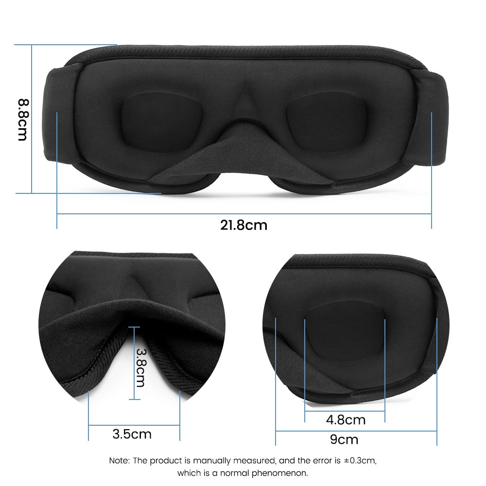Máscara de dormir 3D para sono e ronco, - Lindas & Cia Shop