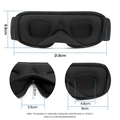 Máscara de dormir 3D para sono e ronco, - Lindas & Cia Shop