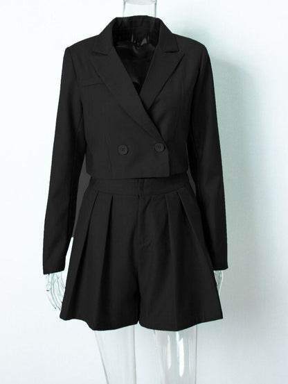 Conjunto de Blazer e Bermuda  Reta. - Lindas & Cia Shop