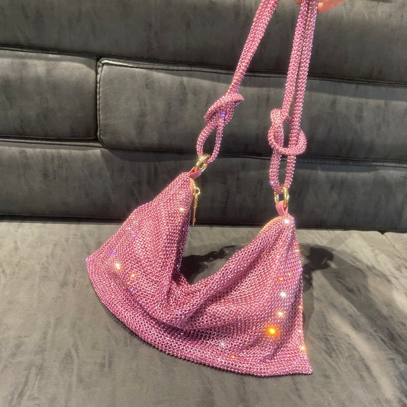 Bolsa Clutch de Strass de Cristal - Lindas & Cia Shop