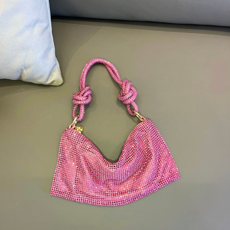 Bolsa Clutch de Strass de Cristal - Lindas & Cia Shop