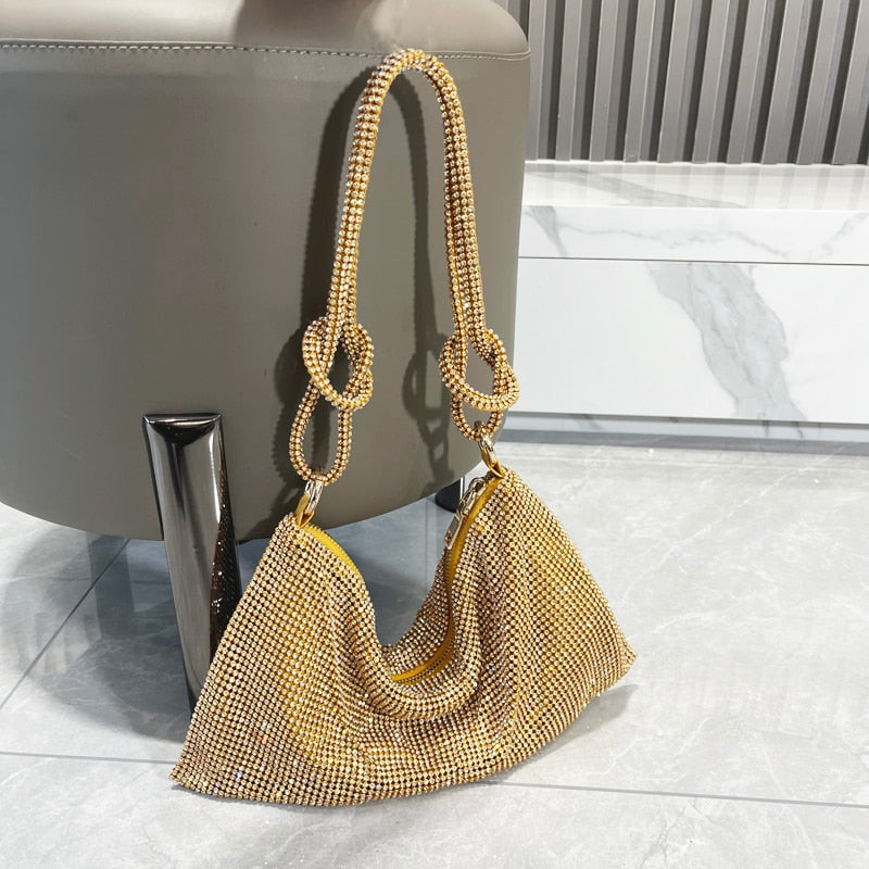 Bolsa Clutch de Strass de Cristal - Lindas & Cia Shop