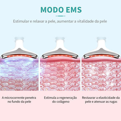 Aparelho para Rosto com Terapia de Fótons Led. - Lindas & Cia Shop