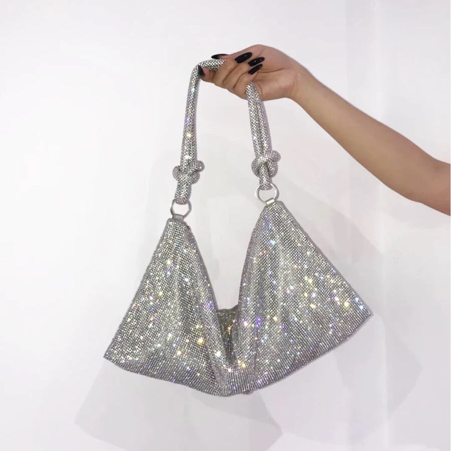 Bolsa Clutch de Strass de Cristal - Lindas & Cia Shop