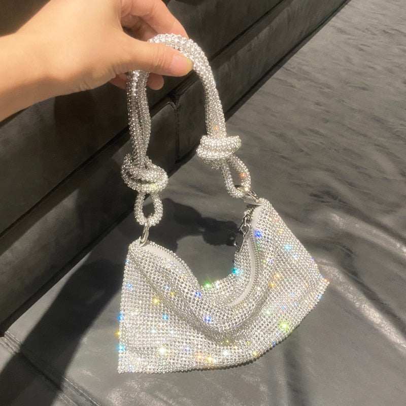 Bolsa Clutch de Strass de Cristal - Lindas & Cia Shop