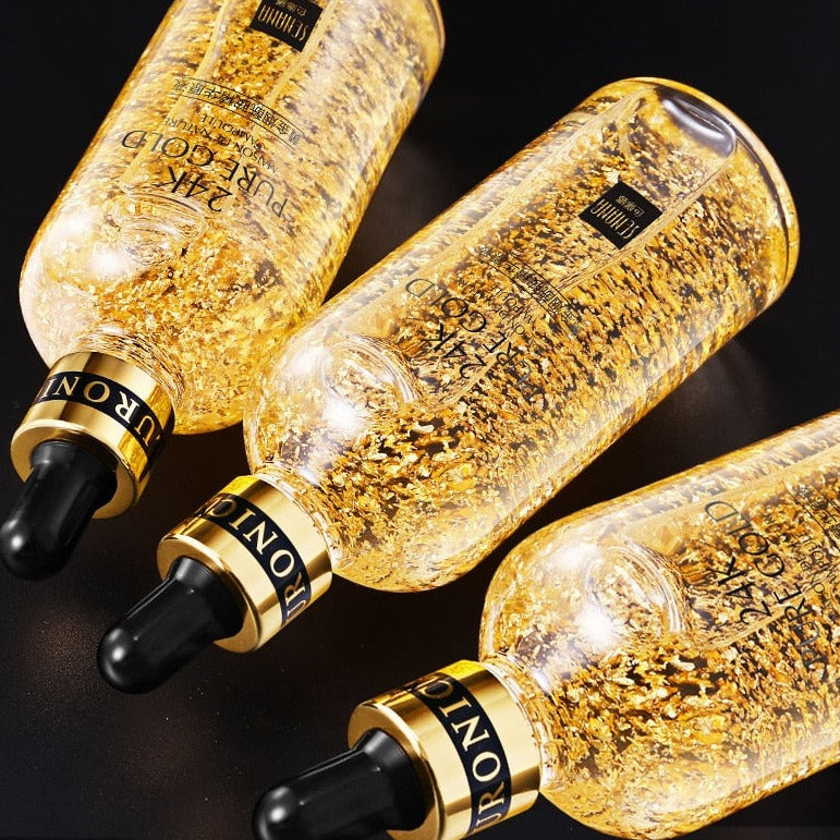 Sérum Facial de Ouro 24K Ácido Hialurônico - Lindas & Cia Shop