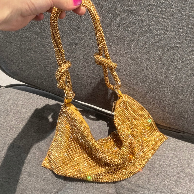 Bolsa Clutch de Strass de Cristal - Lindas & Cia Shop
