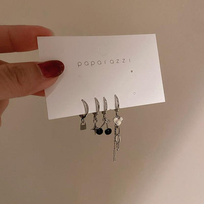 Conjunto de Brincos Assimétricos. - Lindas & Cia Shop