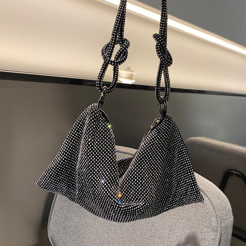 Bolsa Clutch de Strass de Cristal - Lindas & Cia Shop