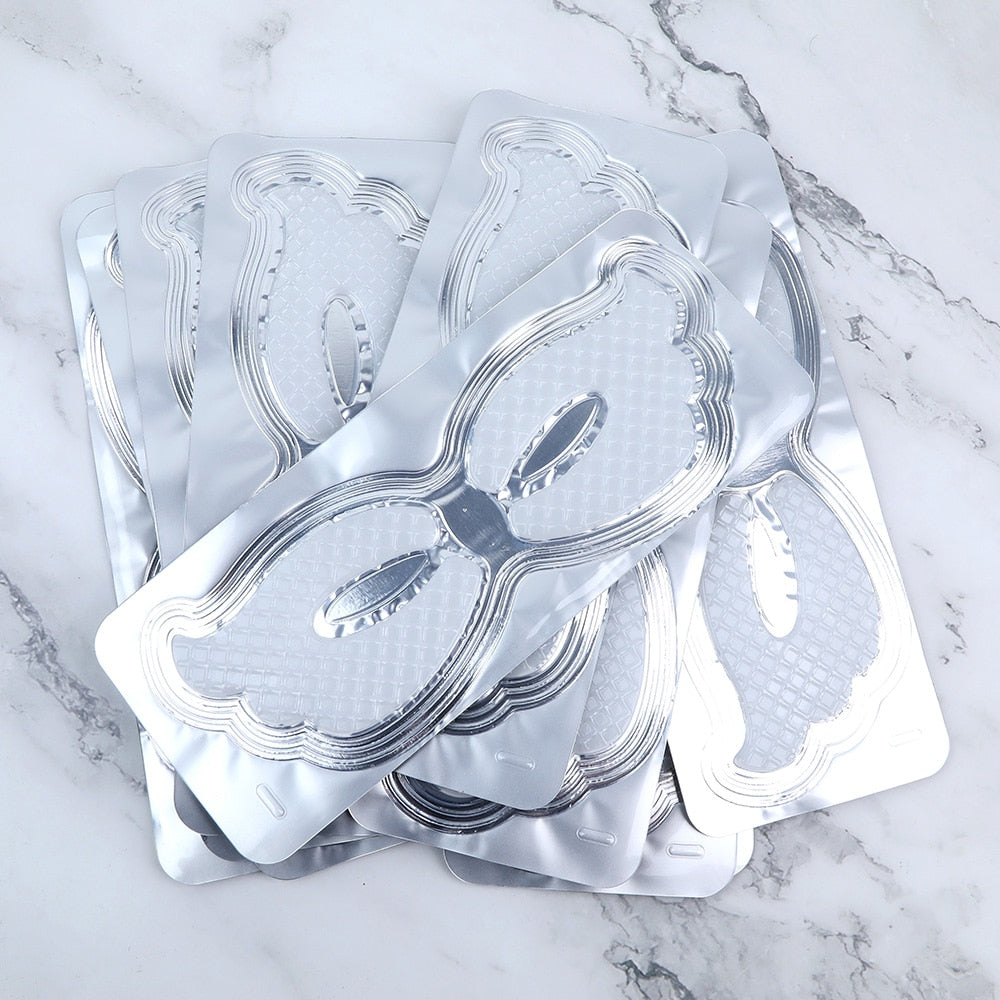 ILISYA Collagen Eye Mask Anti-Wrinkle Retinol Eye Patches Hydrating Moisturizing Smooth Crow&#39;s feet Eye Care Dark Circles - Lindas & Cia Shop