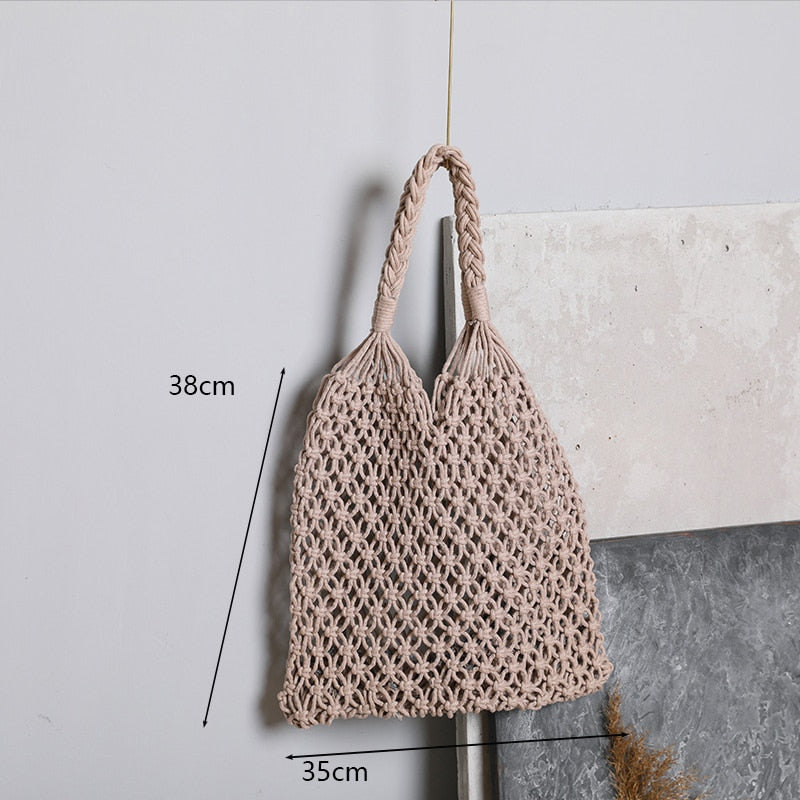 Bolsa de Palha Redonda Feita à Mão. - Lindas & Cia Shop