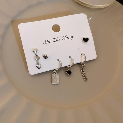 Conjunto de Brincos Assimétricos. - Lindas & Cia Shop