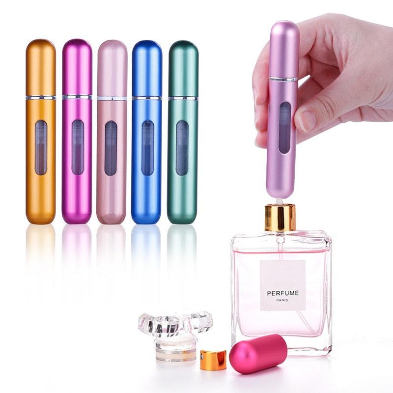Frasco de Perfume com Spray Portátil Recarregável. - Lindas & Cia Shop