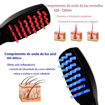 Escova á Laser para Massagem Capilar Elétrica. - Lindas & Cia Shop