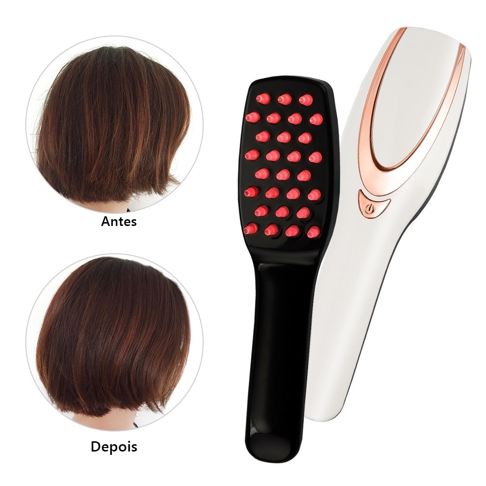 Escova á Laser para Massagem Capilar Elétrica. - Lindas & Cia Shop