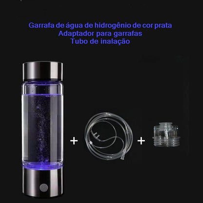 Garrafa de Água em Titânio Rico em Hidrogênio - Lindas & Cia Shop