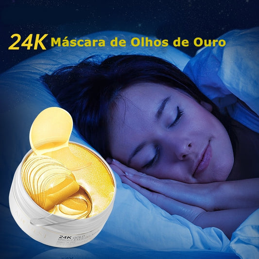 Máscaras para Olheiras com Ouro 24K - Lindas & Cia Shop