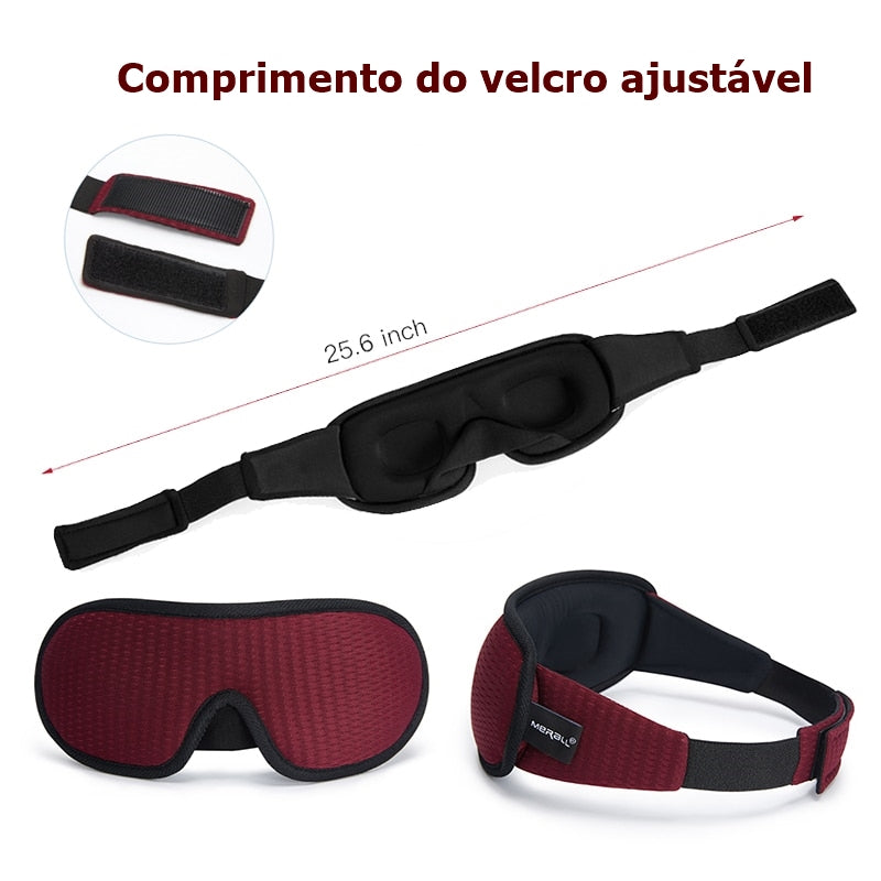 Máscara de dormir 3D para sono e ronco, - Lindas & Cia Shop