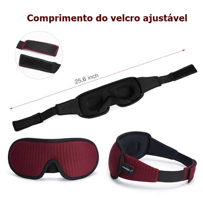 Máscara de dormir 3D para sono e ronco, - Lindas & Cia Shop