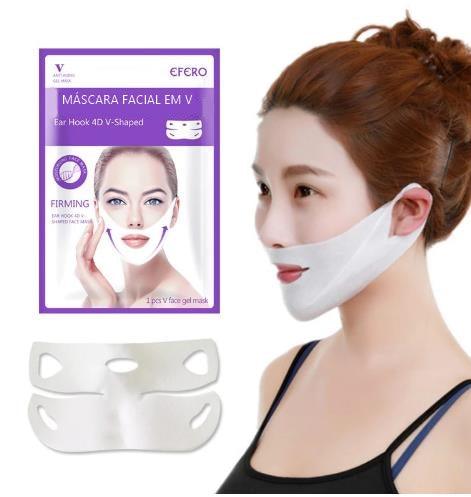 Máscara 4D Facial Lifting em Forma de V - Lindas & Cia Shop