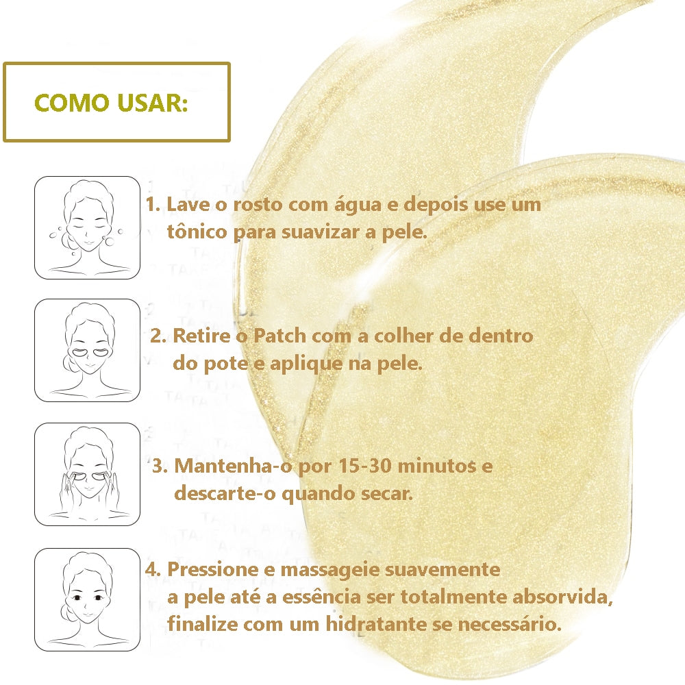 Máscara de Olhos com Colágeno e Hialurônico. - Lindas & Cia Shop